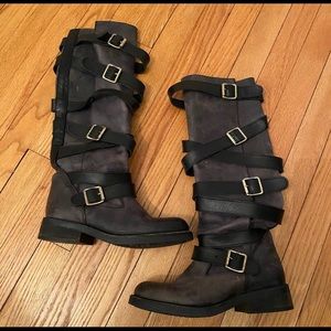 Steve Madden knee high boots.